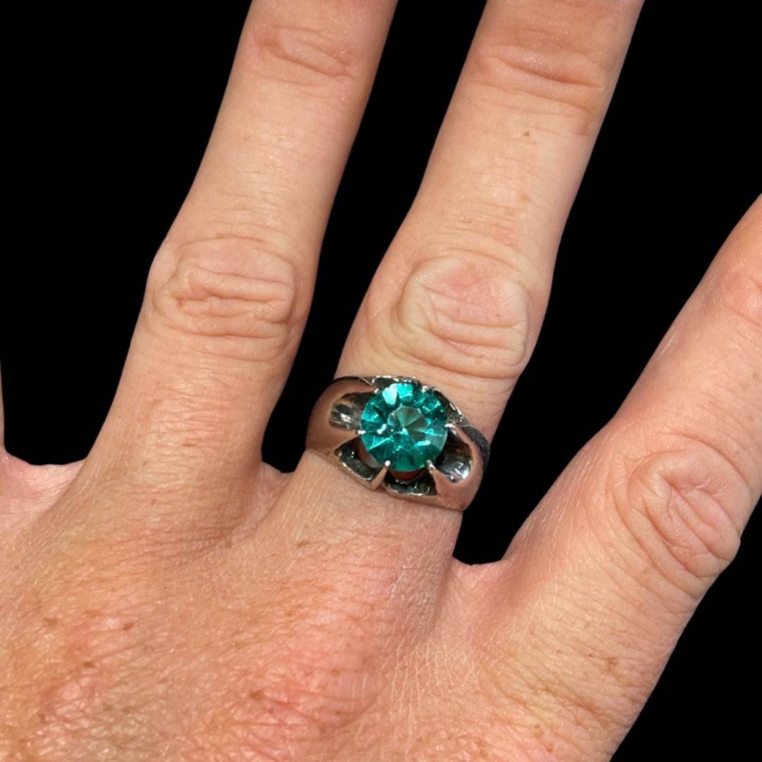 German Silver Ring, Vintage, Custom (1 of 2)