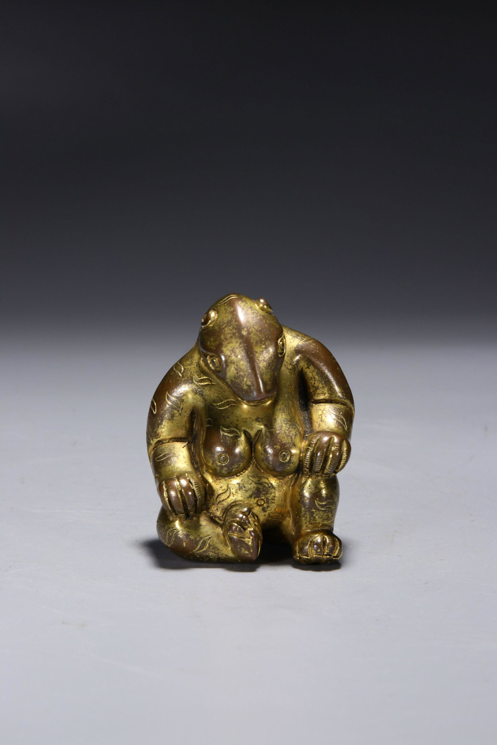 A Gilt Bronze 'Bear' Paperweight (1 of 9)