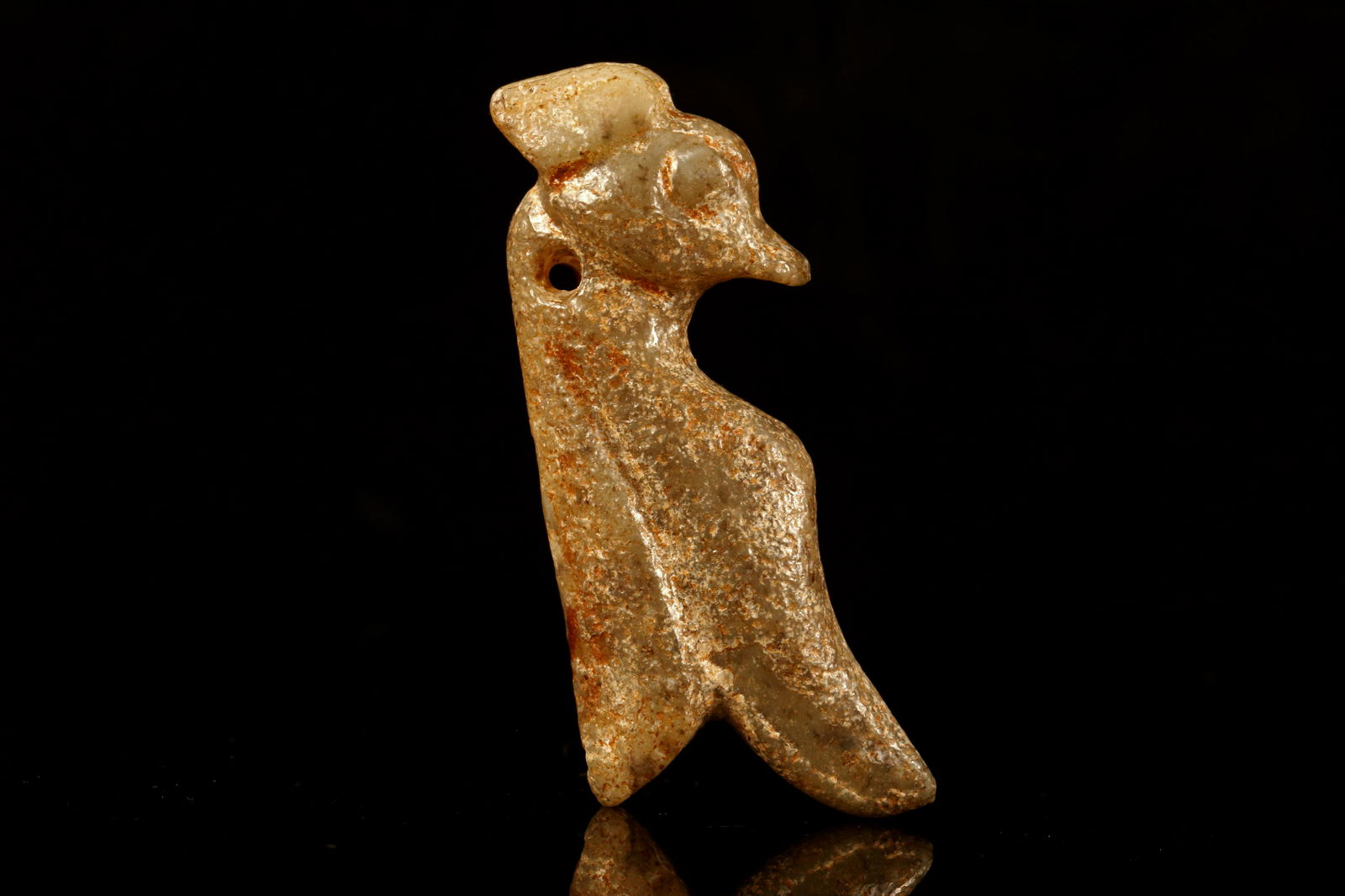 A Hongshan Culture Jade 'Bird' Pendant (1 of 6)