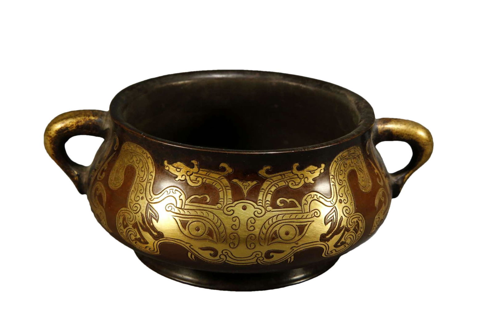 A Gilt-Bronze 'Animal Mask' Censer (1 of 8)