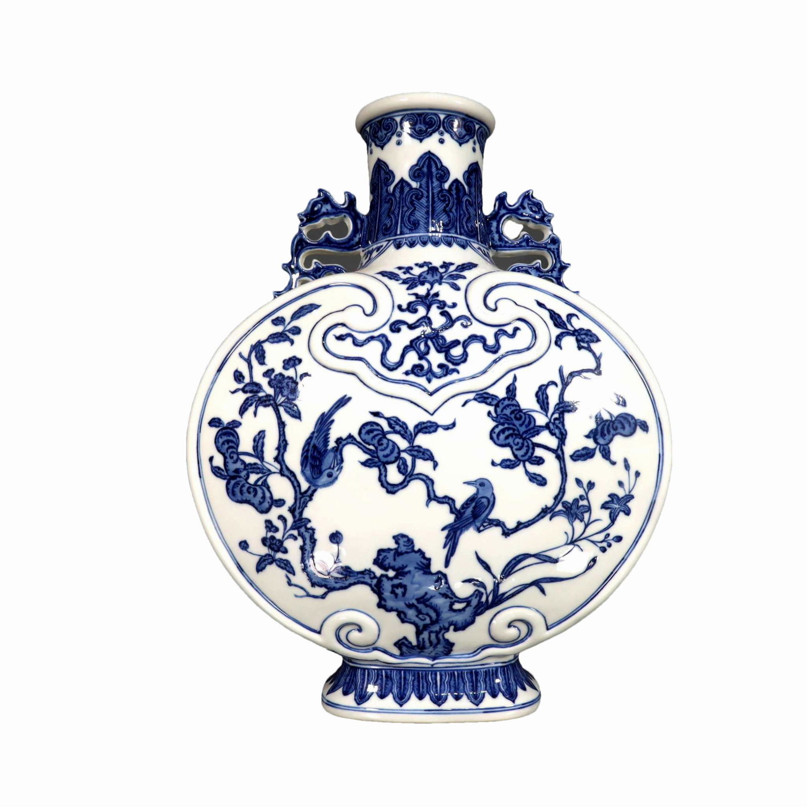 A Flat Blue And White Vase (1 of 12)