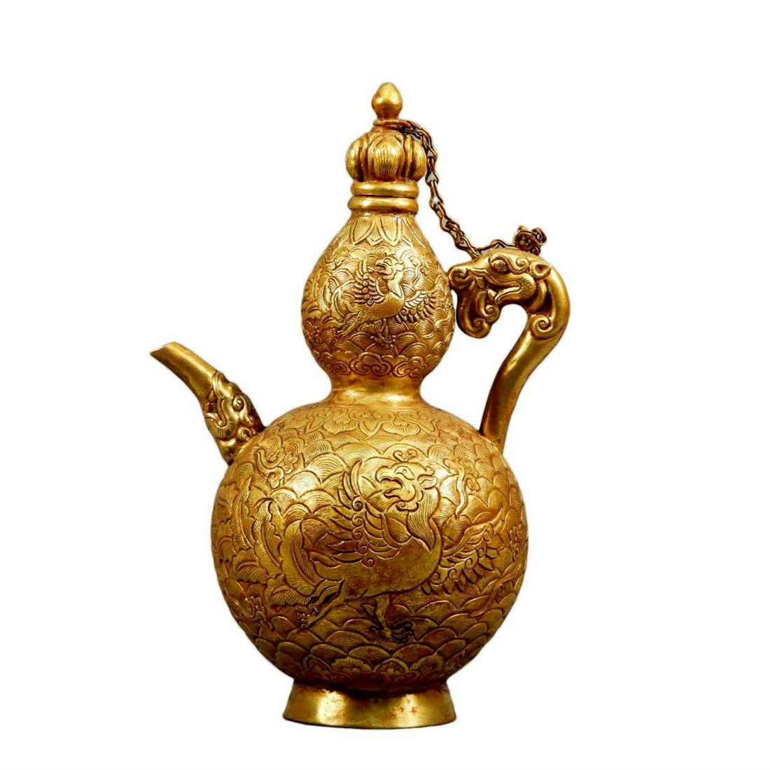 A Gilt-Bronze Ewer (1 of 7)