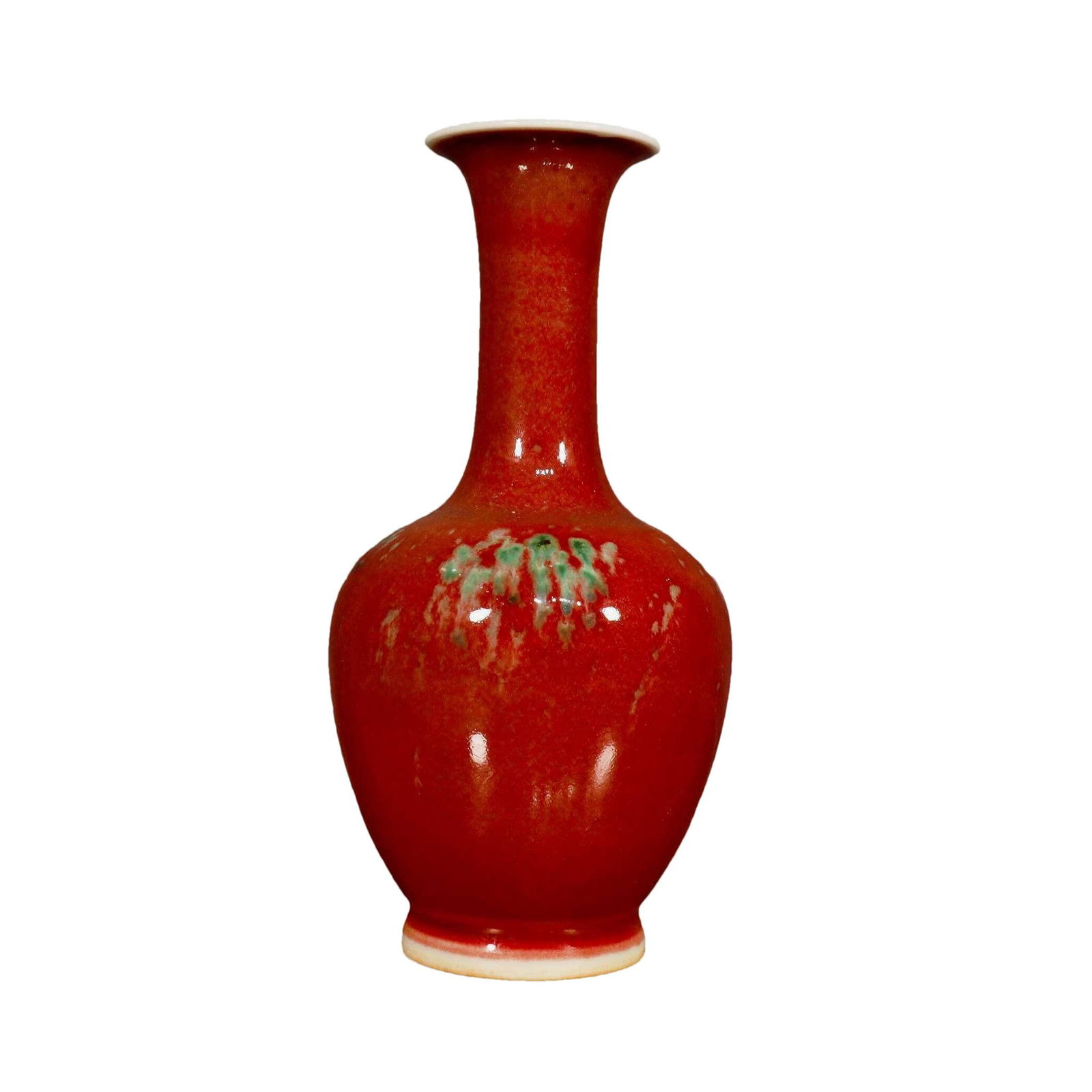 A Gorgeous Cowpea Red Vase (1 of 7)