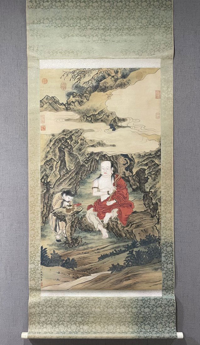 A Chinese Ink Painting Hanging Scroll By Ding Guanpeng (1 of 8)