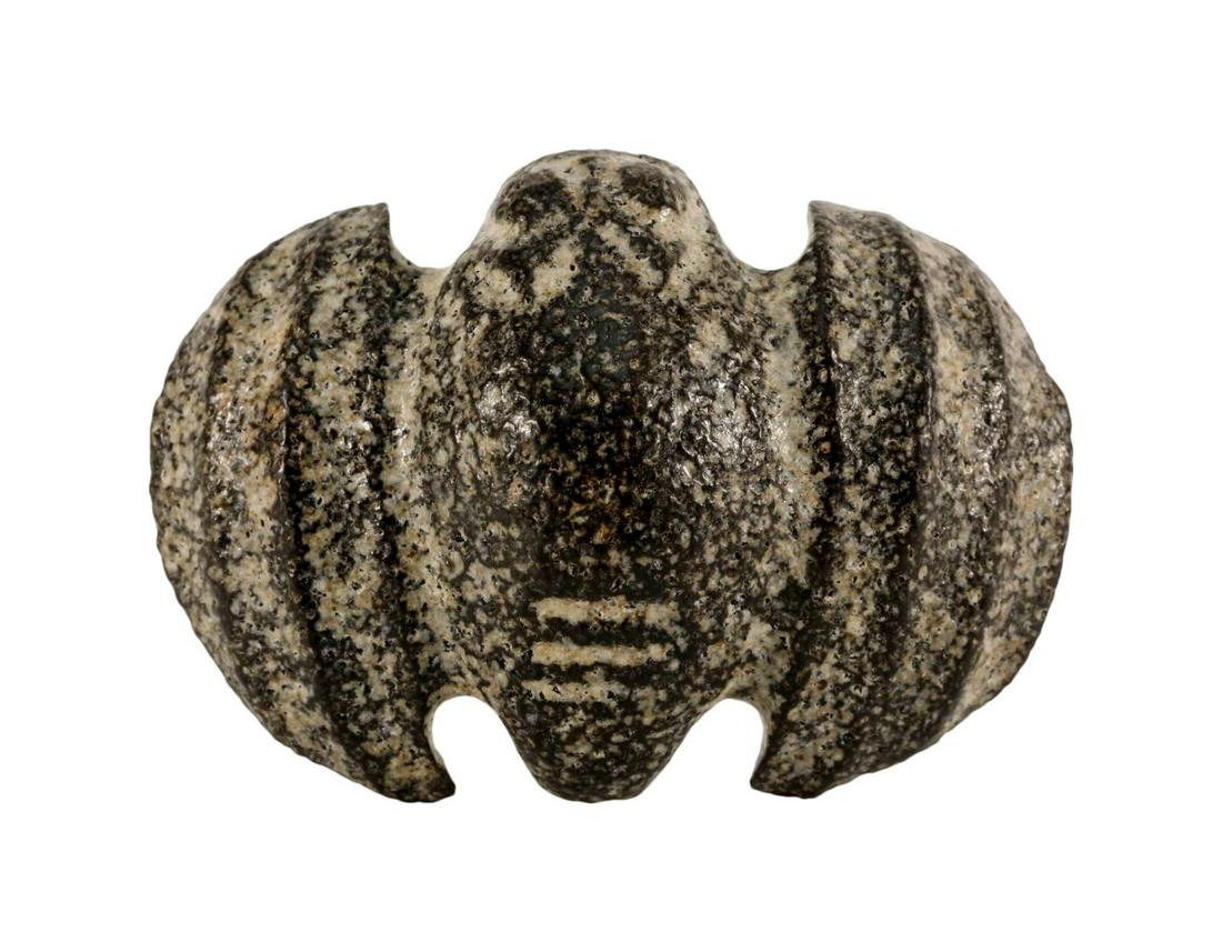 A Hongshan Culture Jade 'Bat' Pendant. (1 of 3)