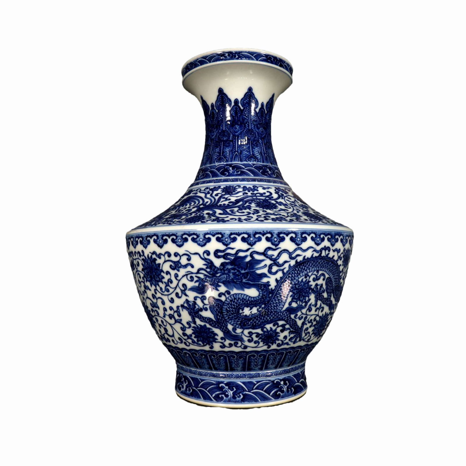 A Blue And White Zun-Form Vase (1 of 12)