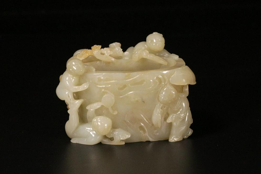 A Hetian Jade Brushwasher (1 of 9)