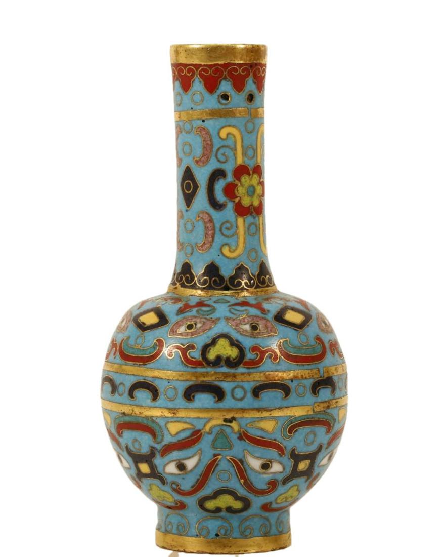 A Cloisonne 'Animal Mask' Vase (1 of 4)