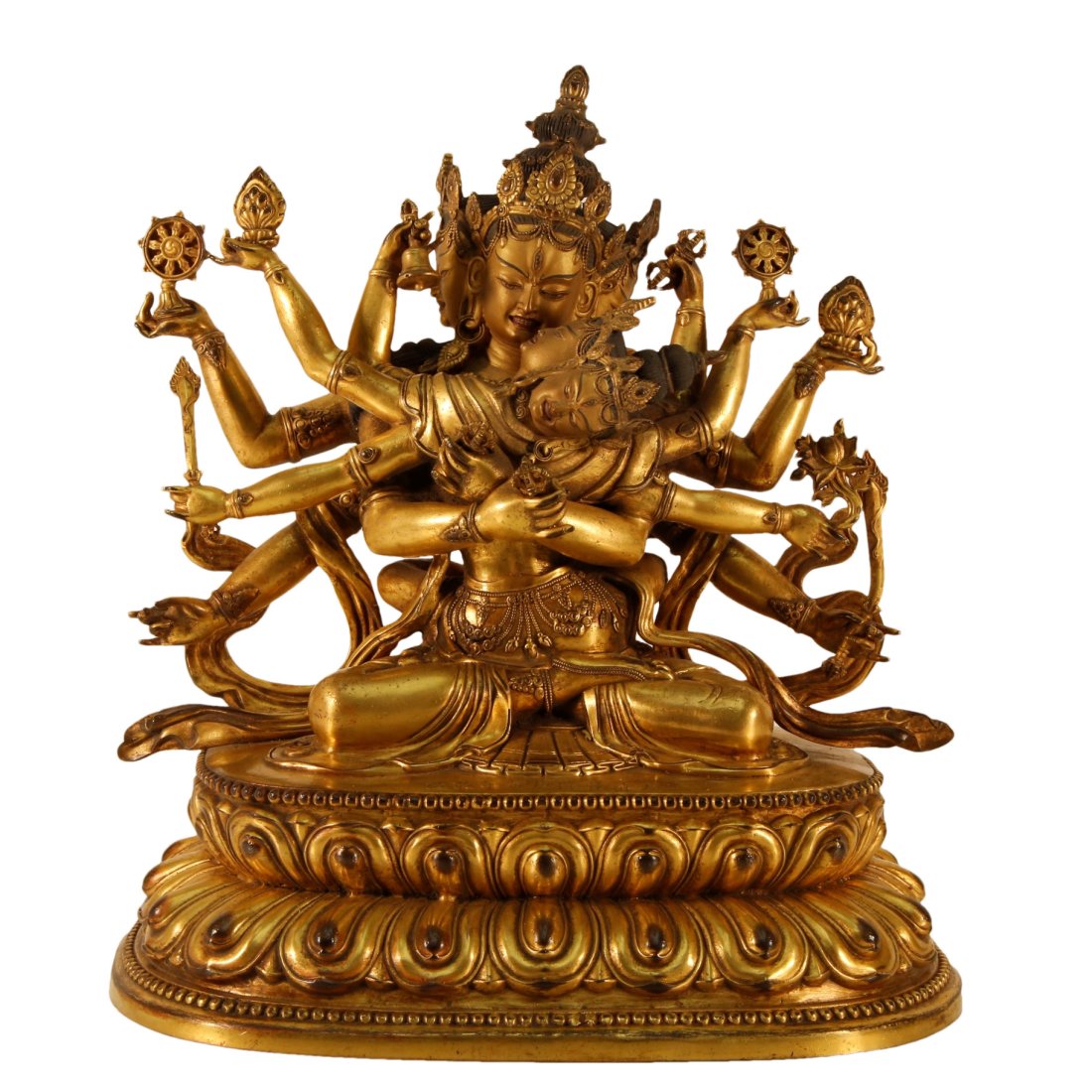 A Gilt-Bronze Figure Of Jubilant Buddha (1 of 8)