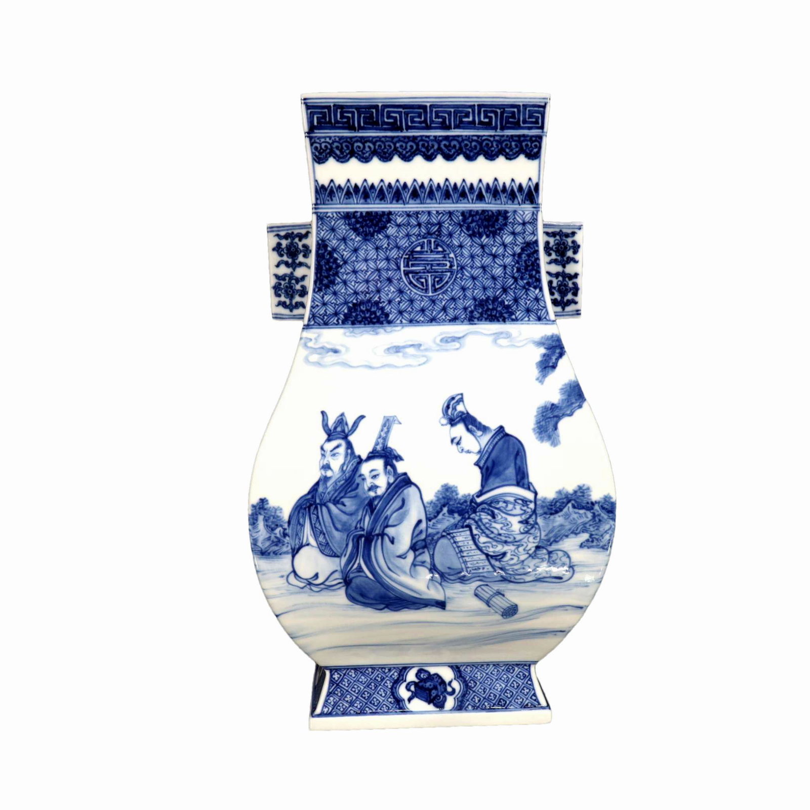 A Blue And White Zun-Form Vase (1 of 12)