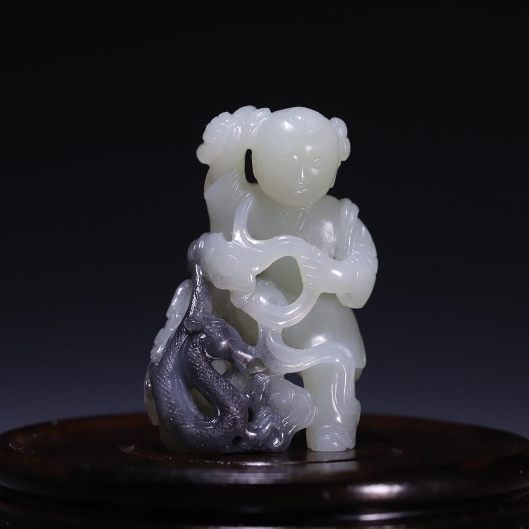 A Hetian Jade Boy (1 of 9)
