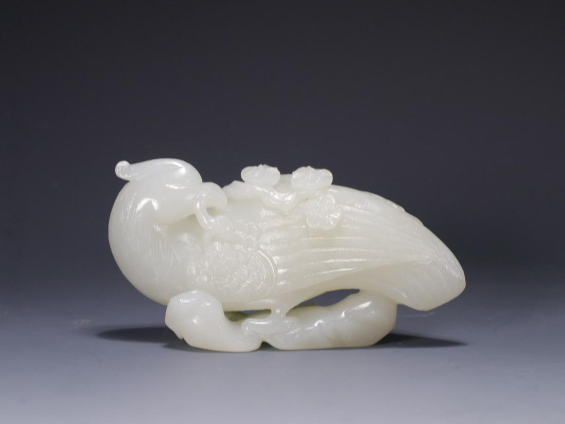 A Hetian Jade 'Magpie And Plum Blossoms' Decoration (1 of 9)