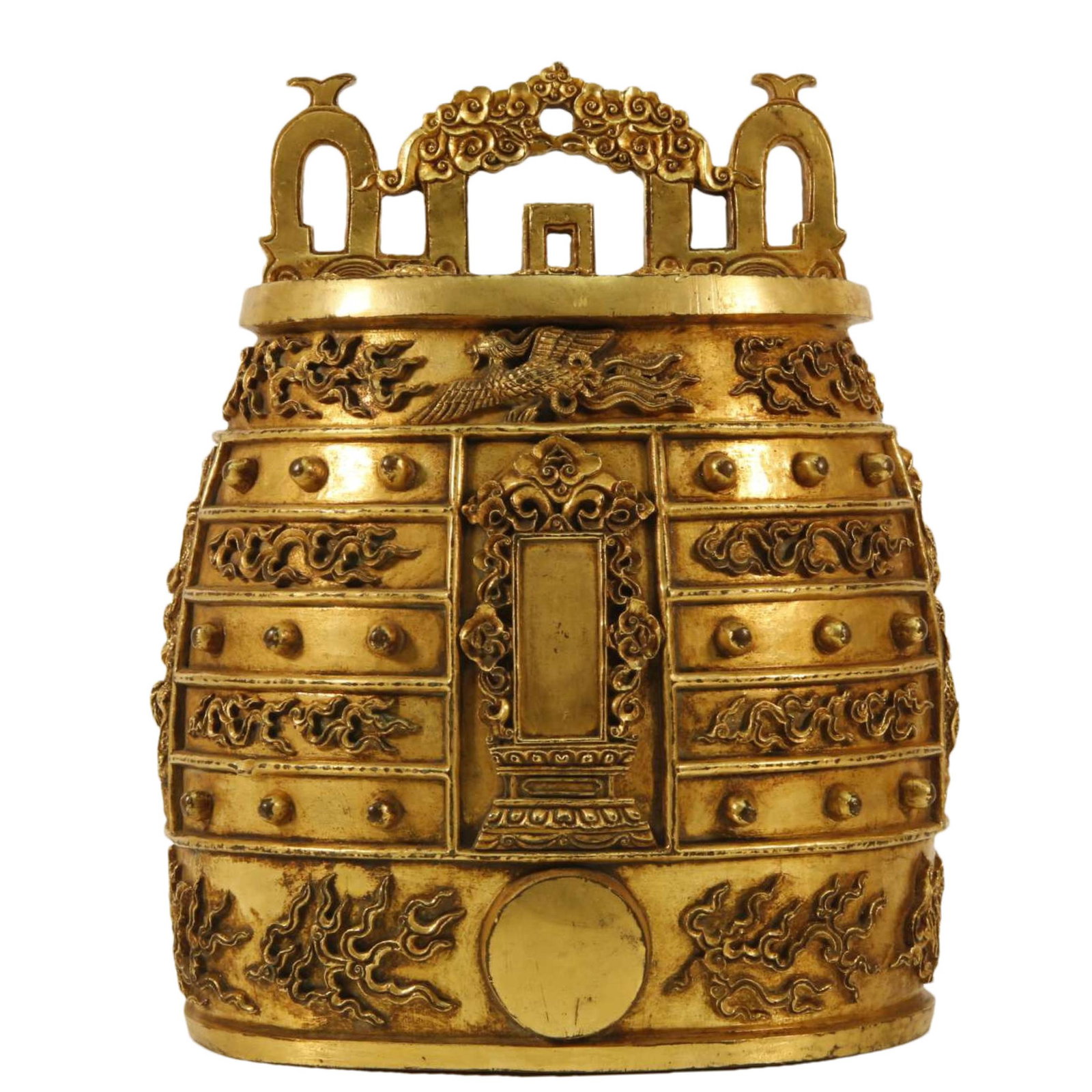 A Gilt-Bronze 'Dragon' Chime (1 of 7)