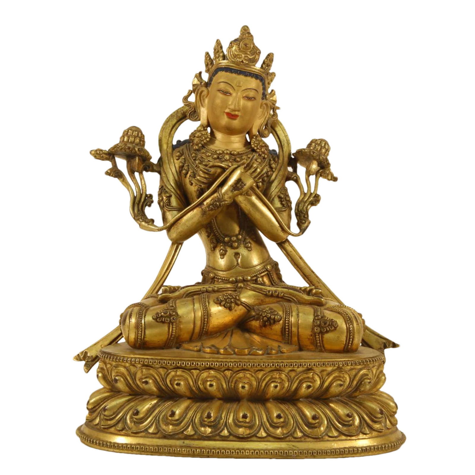 A Gilt-Bronze Figure Of White Tara (1 of 8)