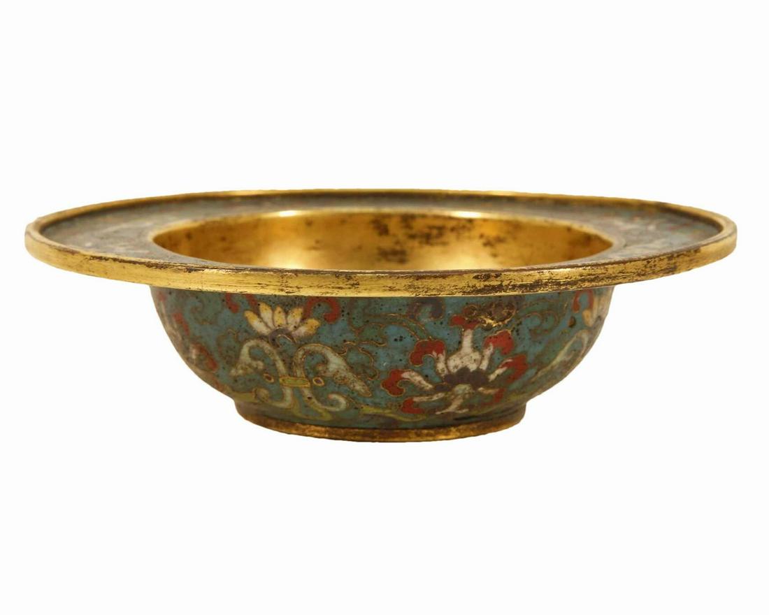 A Cloisonne 'Flower' Basin (1 of 3)