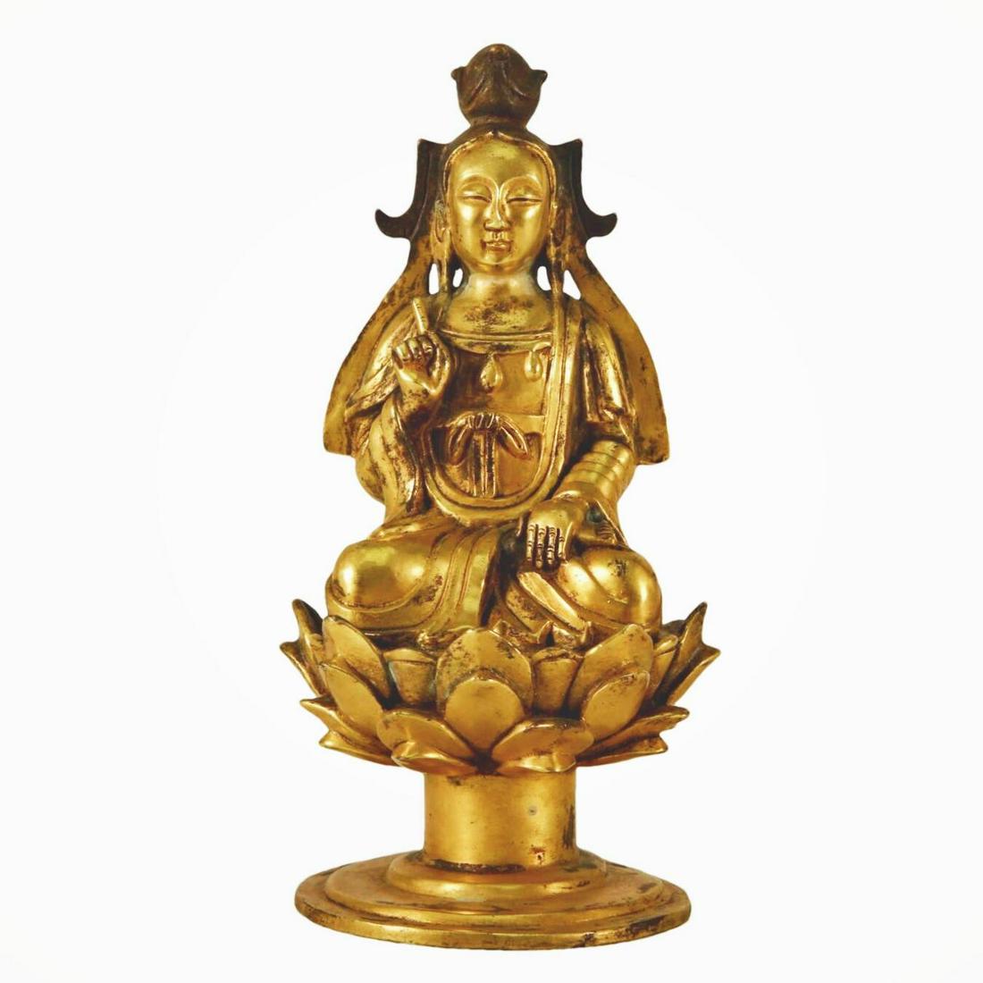 A Gilt-Bronze Figure Of Bodhisattva (1 of 7)