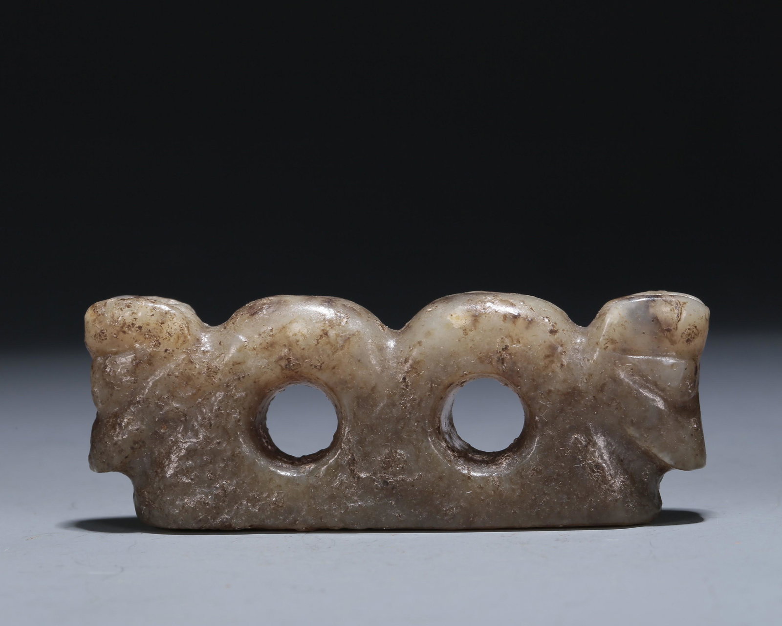 A Hongshan Culture Jade 'Dragon' Pendant. (1 of 4)