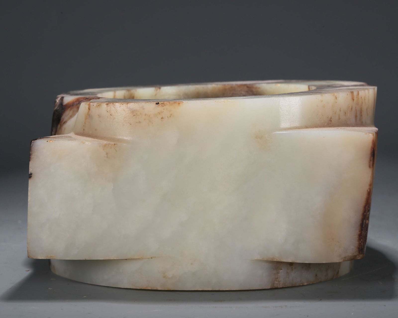 A Superb White Jade Ritual Item,  Cong (1 of 6)