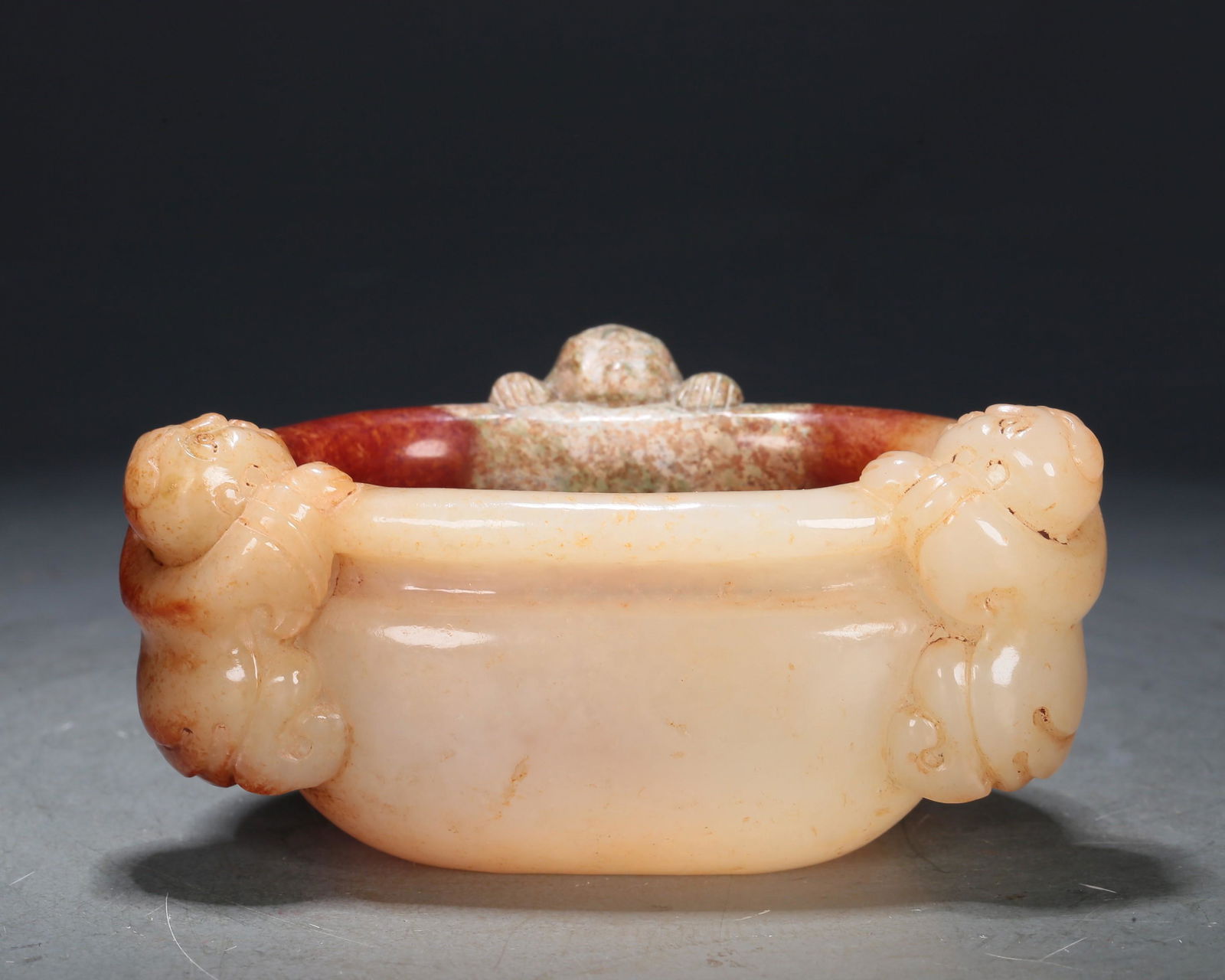 A Superb White Jade 'Boy' Brushwasher (1 of 7)