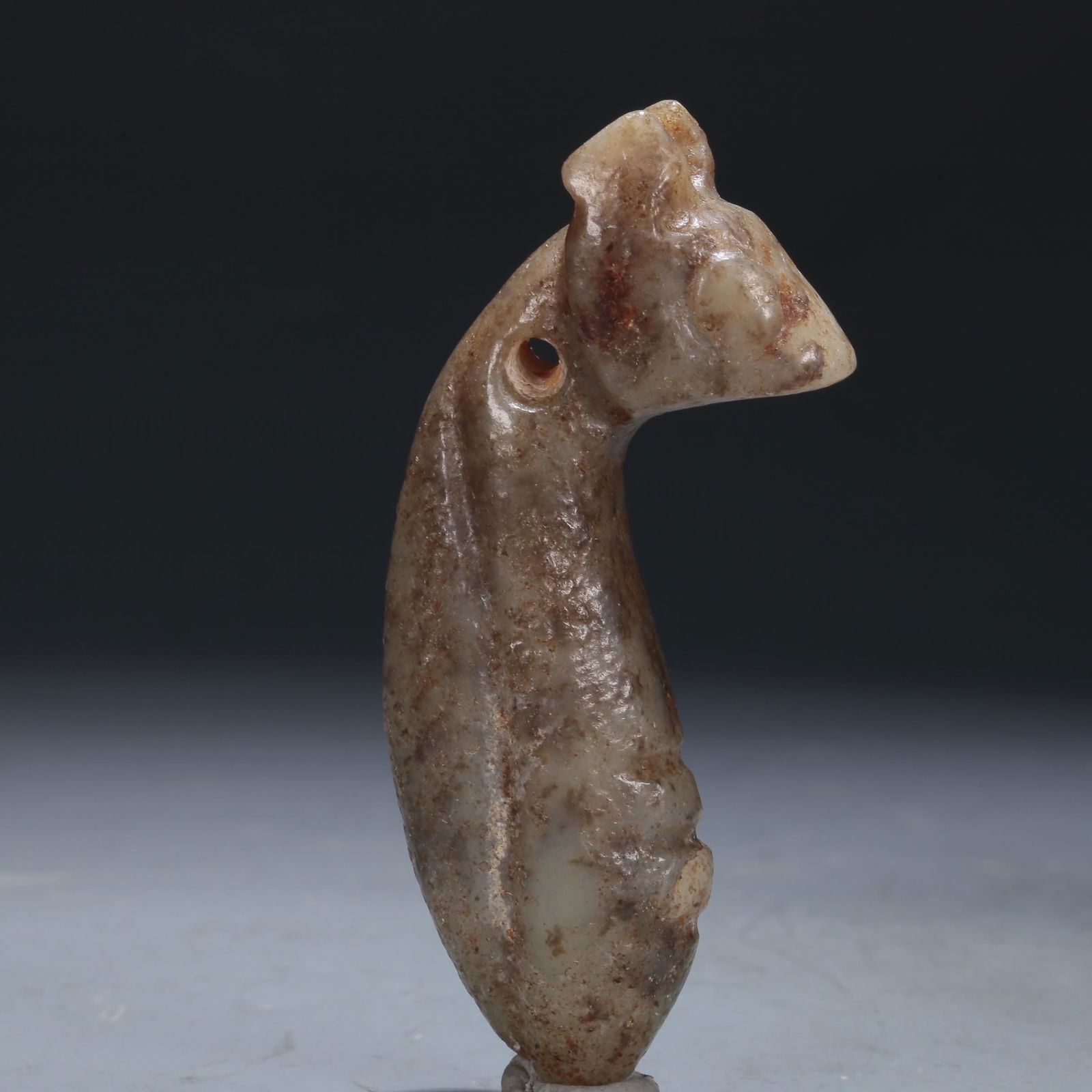 A Hongshan Culture Jade 'Bird' Pendant (1 of 5)
