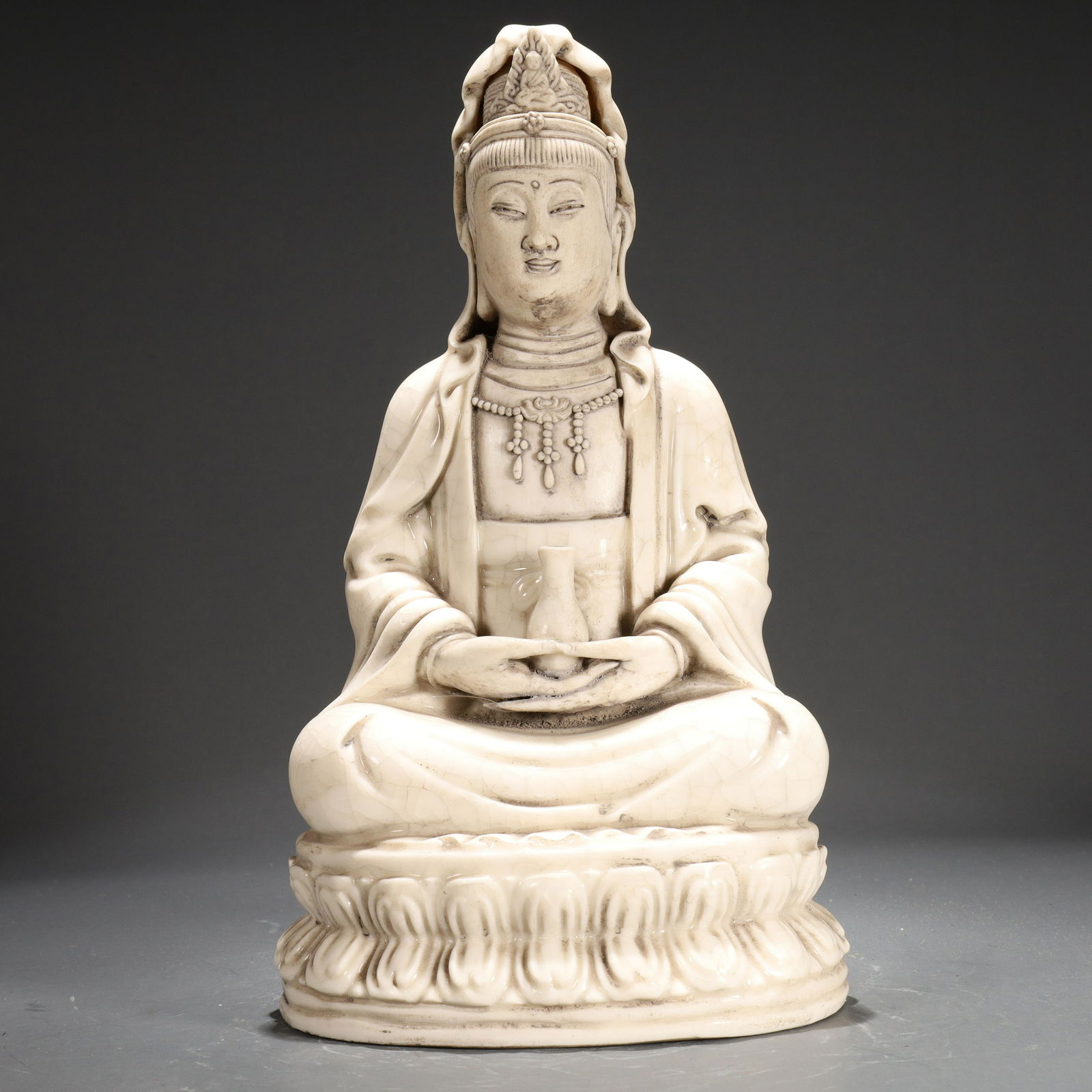 A Blanc-De-Chine Figure Of Avalokiteshvara (1 of 9)