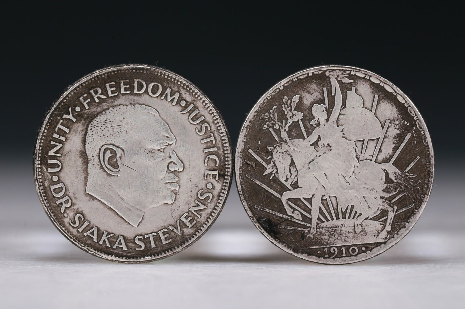 Two Fine Silver Coins (1 of 2)