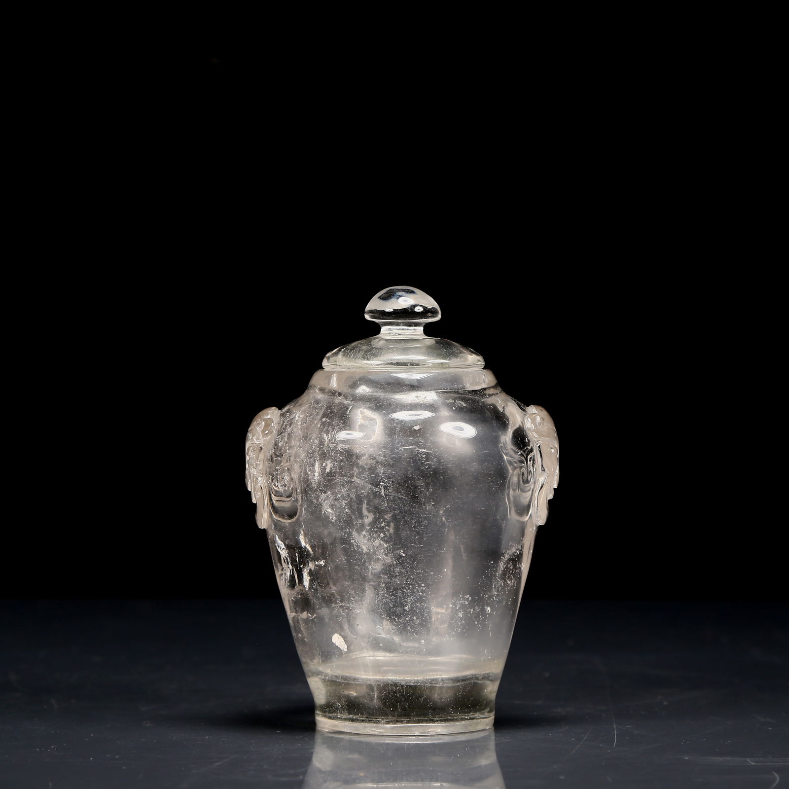 An Exquisite Crystal Beast-Ears Bottle (1 of 7)