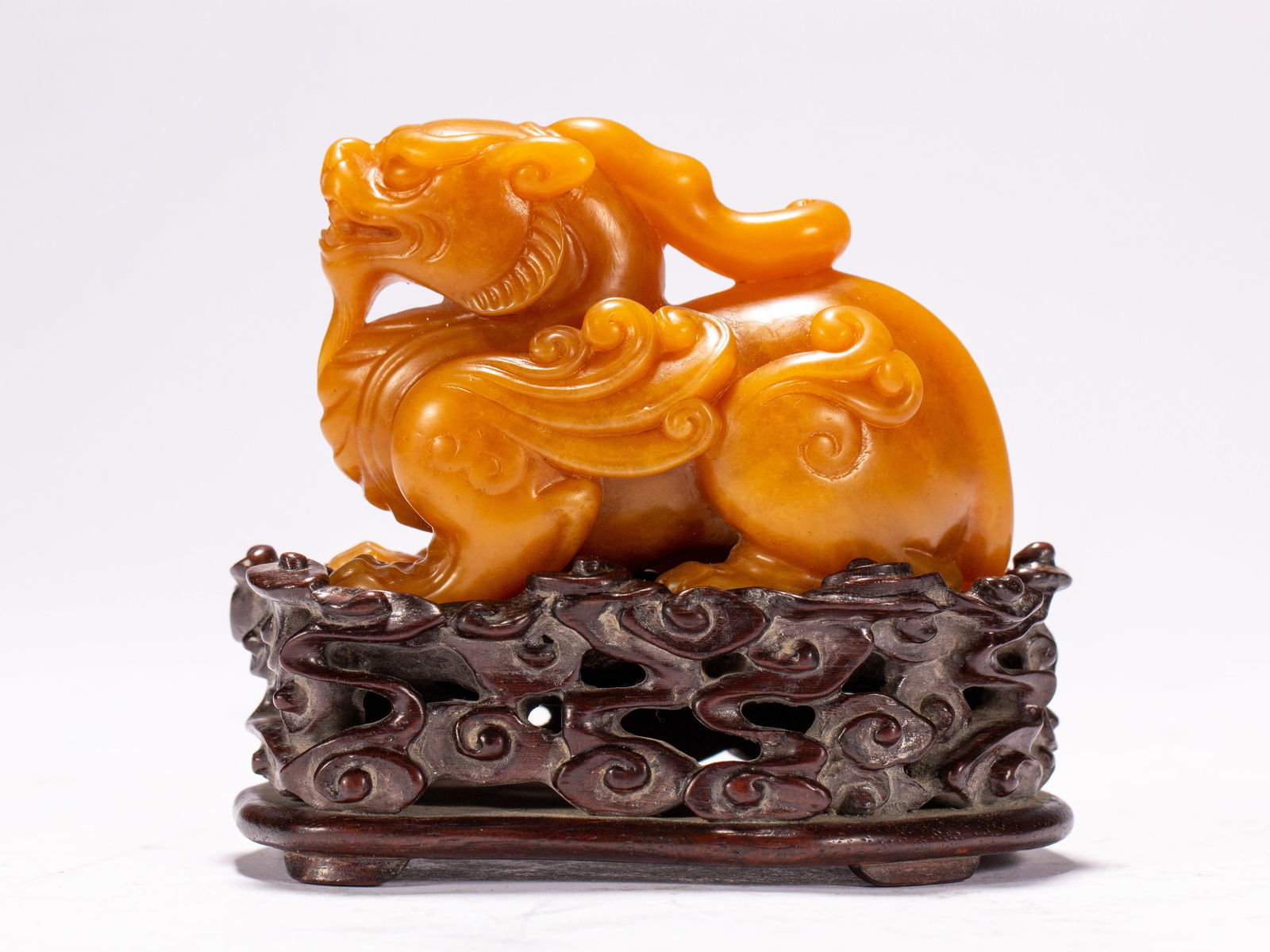 An Exquisite,Shoushan Stone,Auspicious Beast (1 of 7)