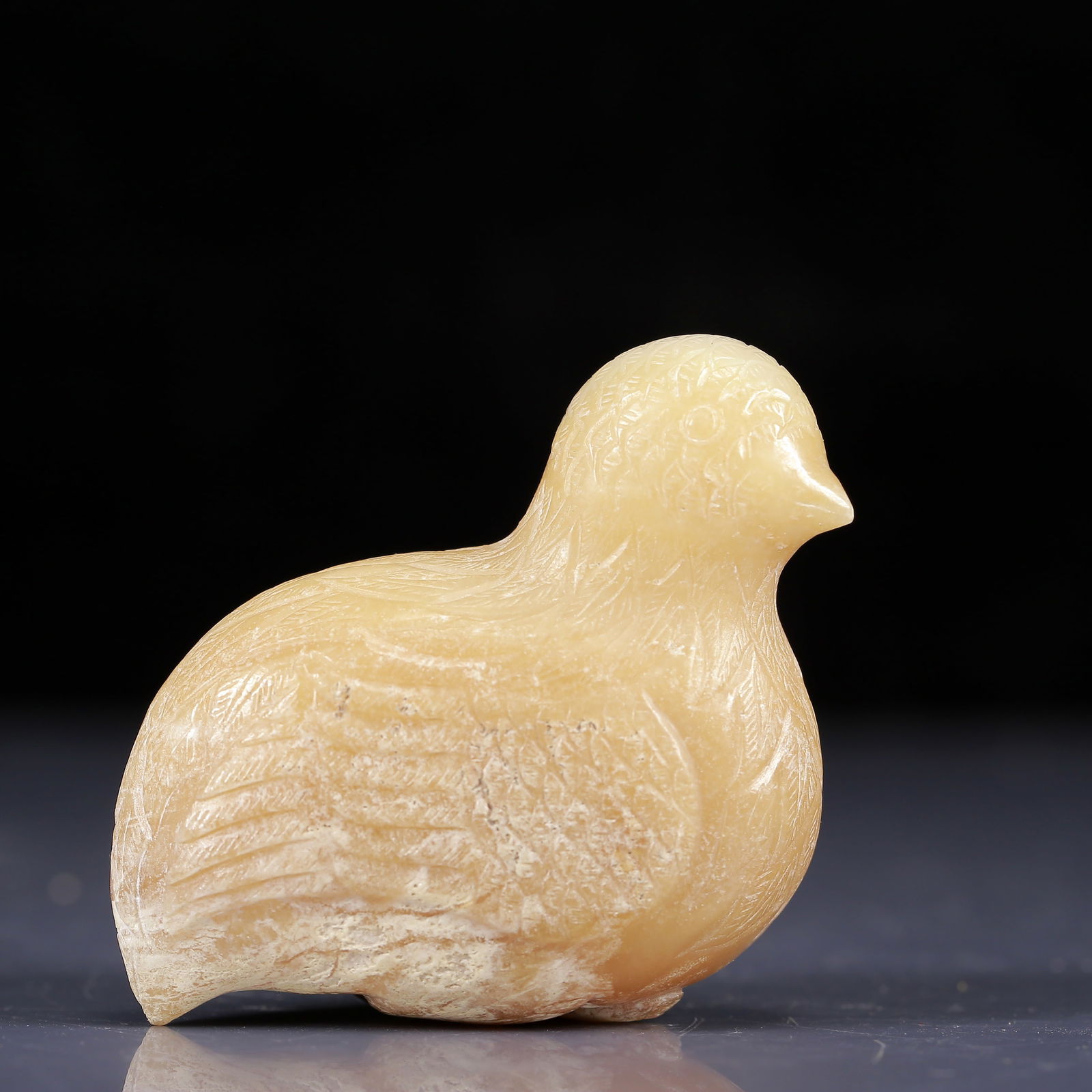 An Exquisite White Jade Duck Pendant (1 of 7)