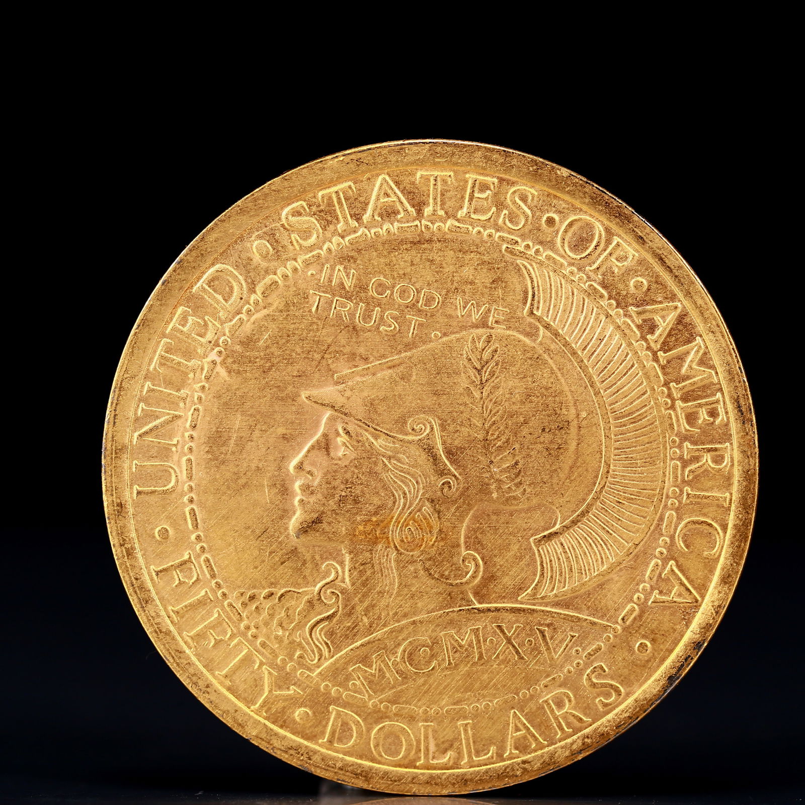 1915 Panama-Pacific Exposition $50 Round Gold Coin (1 of 2)