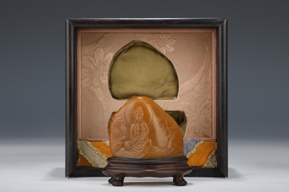 A Exquisite Tianhuang Stone Figures Pattern Ornament  (1 of 9)