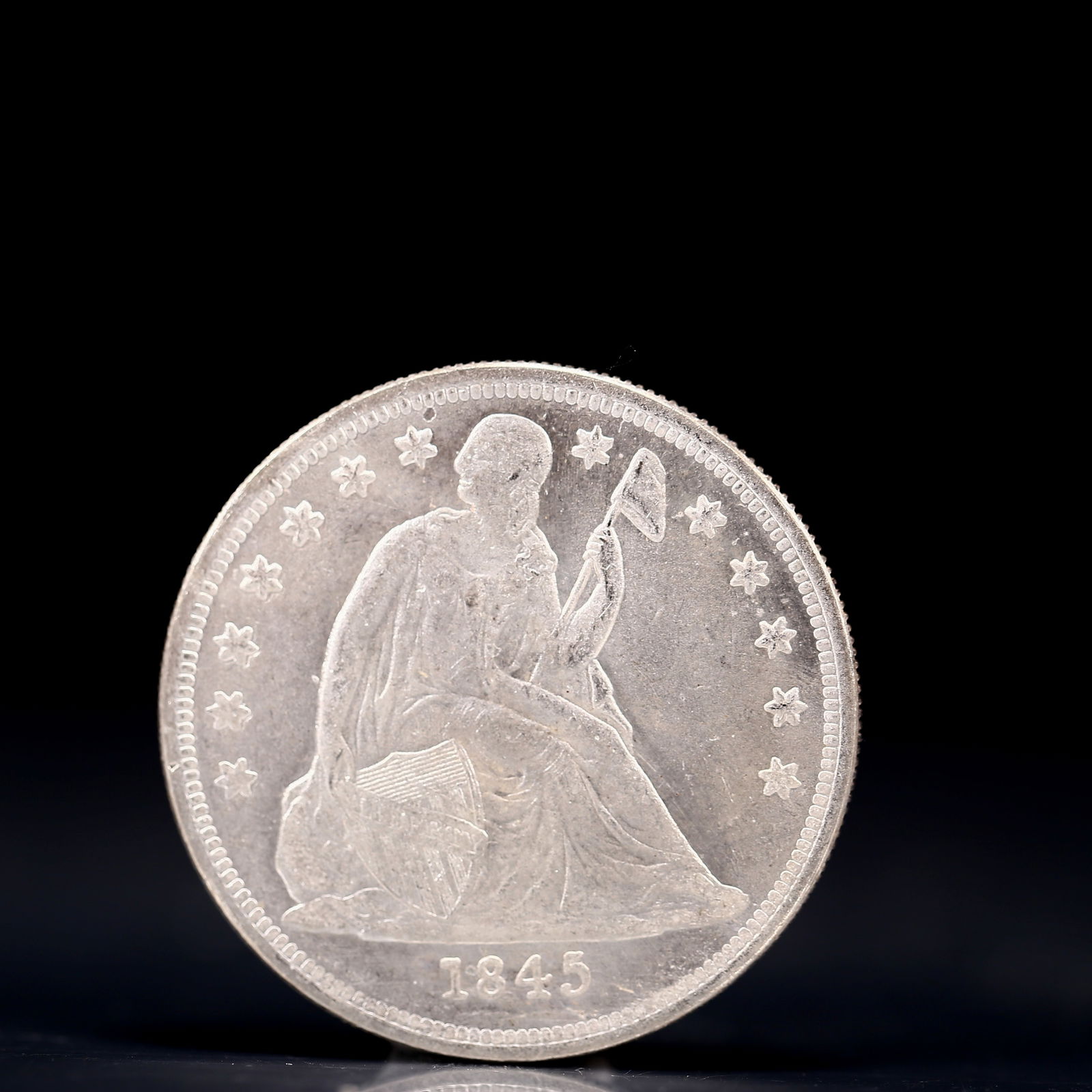 USA One Dollar 1845 Coin (1 of 2)