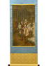 A Chinese Vertical Scroll Ink Painting of Figure on Silk,Zhao Mengfu