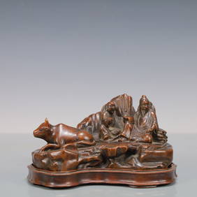 A Exquisite Eaglewood Character and Story Pattern Ornament (1 of 8)
