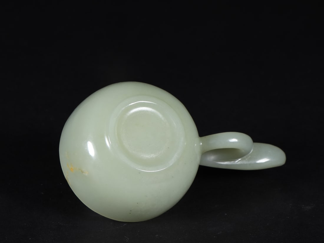 A Exquisite White Jade Cup  - 5