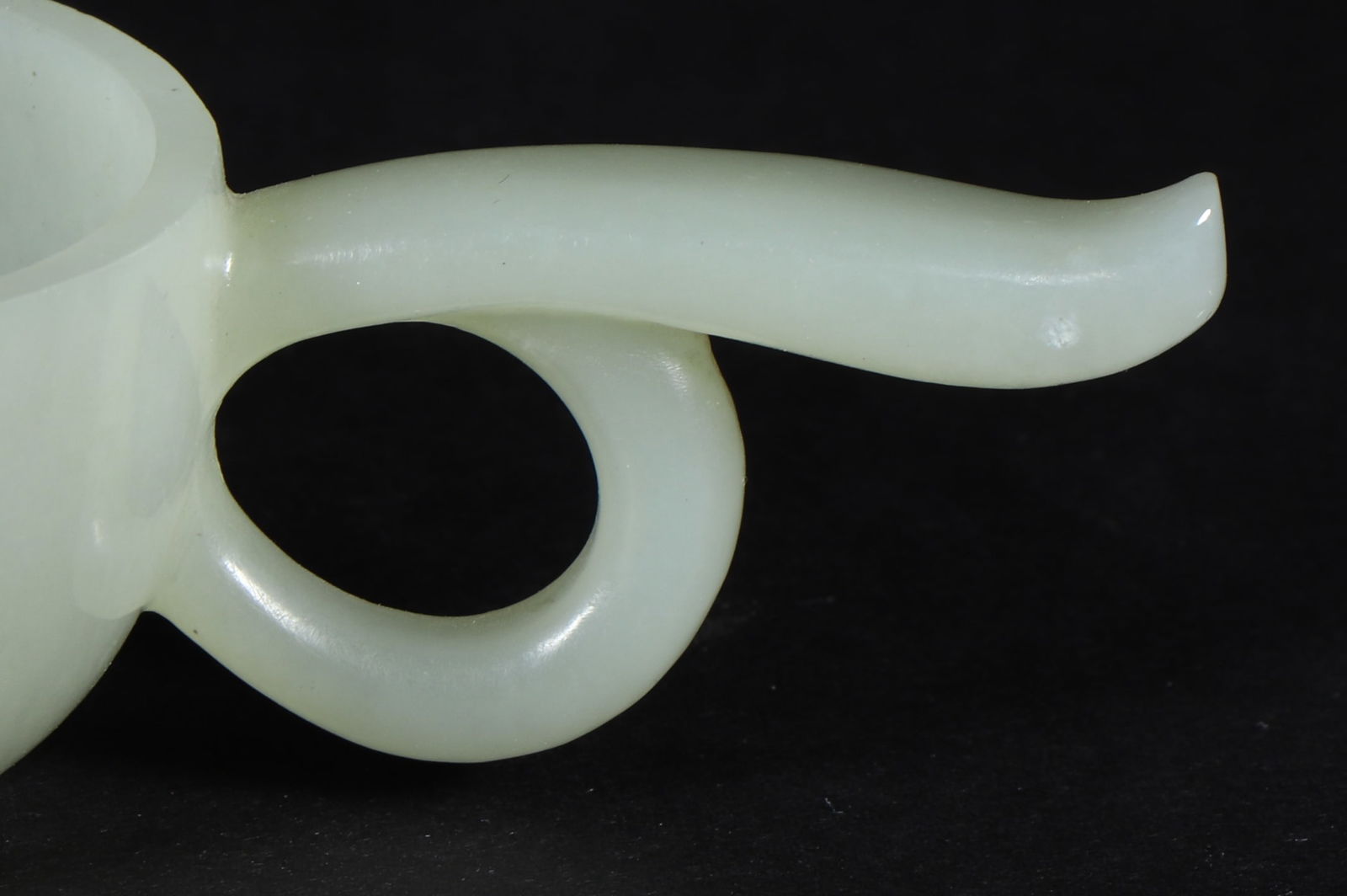 A Exquisite White Jade Cup  - 6