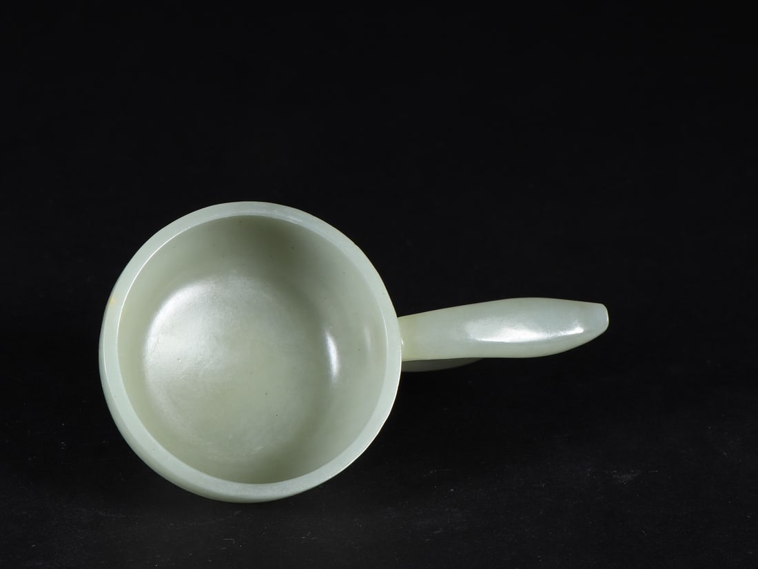 A Exquisite White Jade Cup  - 7