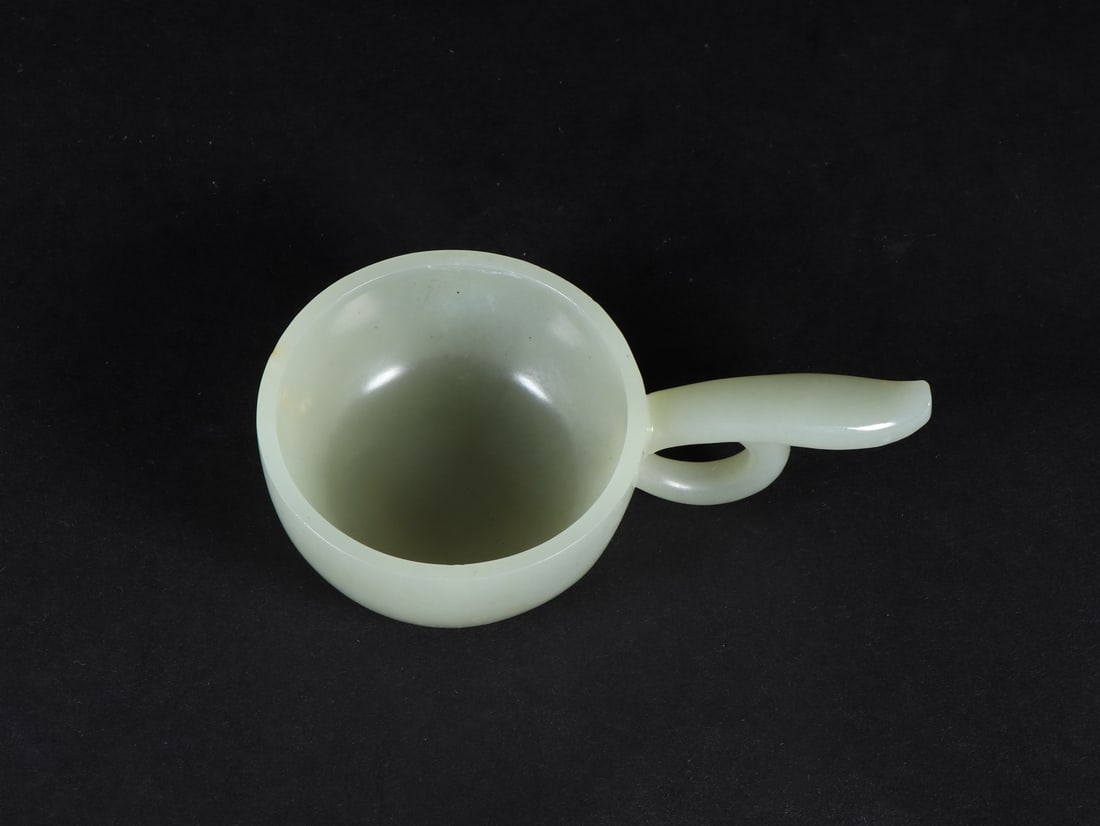 A Exquisite White Jade Cup  - 8