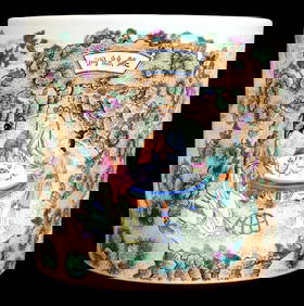 A Exquisite Famille-Rose Character and Story Pattern Brush Pots (1 of 8)