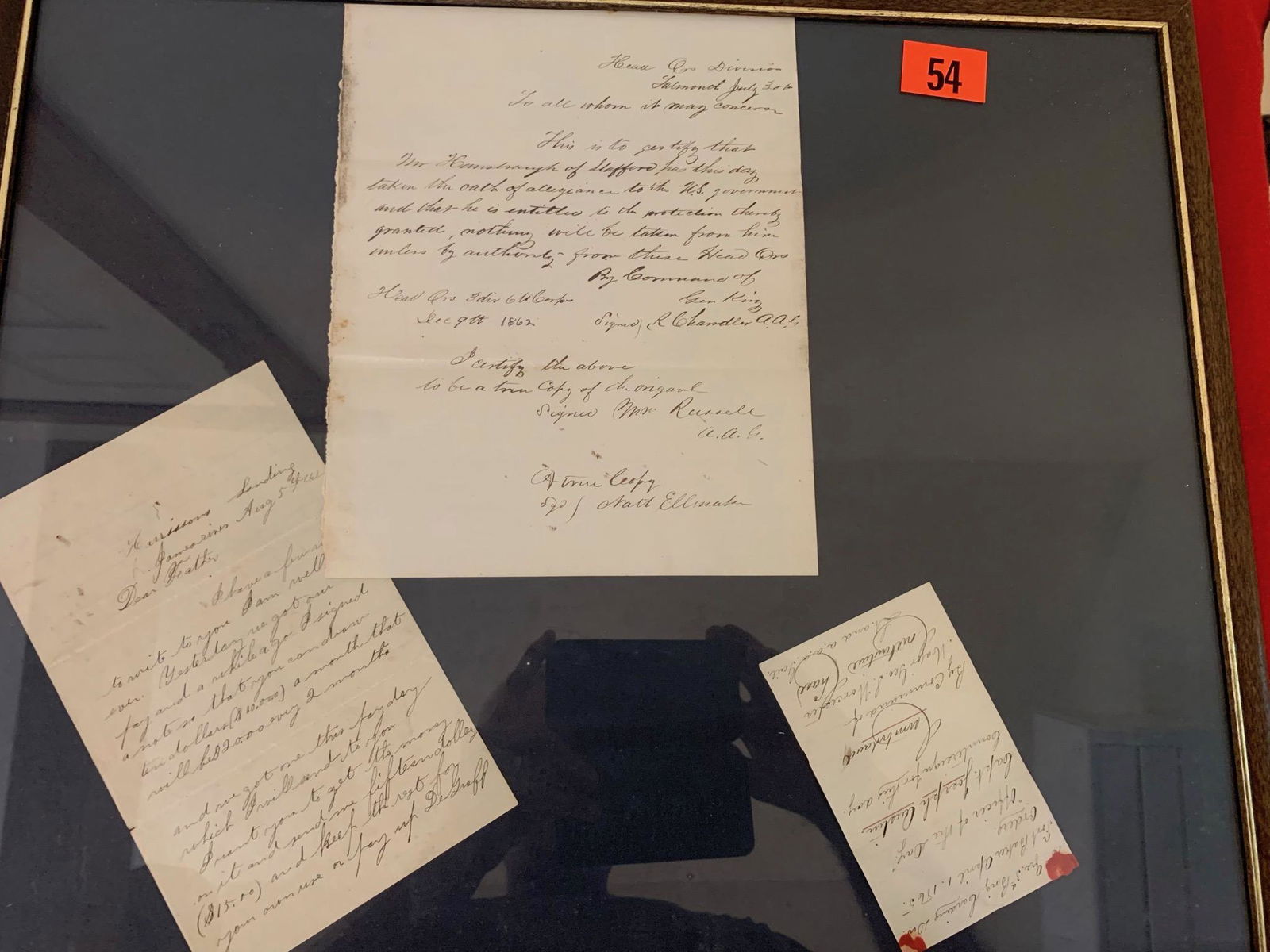 Civil War Soldier Letter (1 of 4)