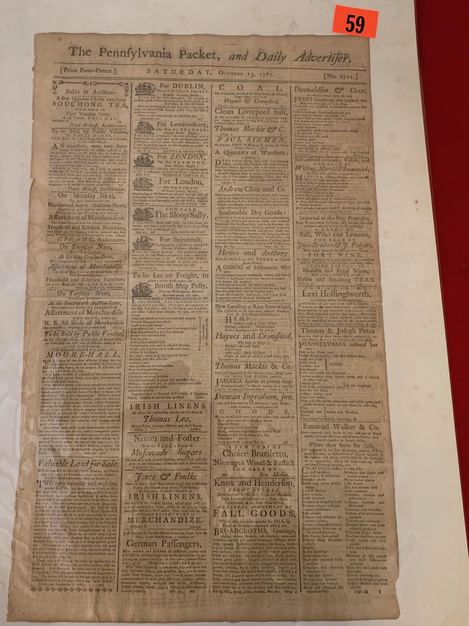 Civil War Era Newspaper (1 of 1)