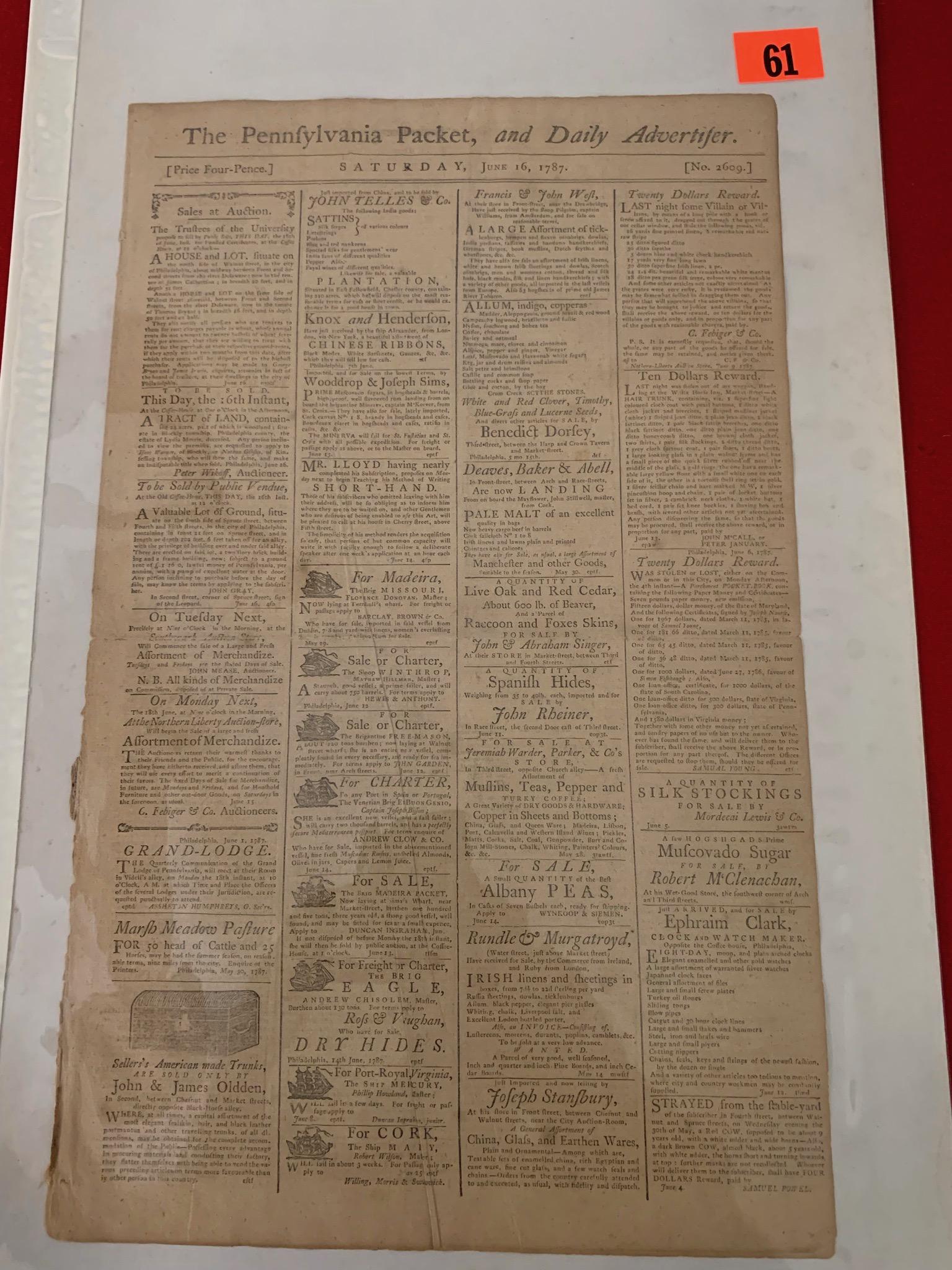 Civil War Era Newspaper (1 of 1)