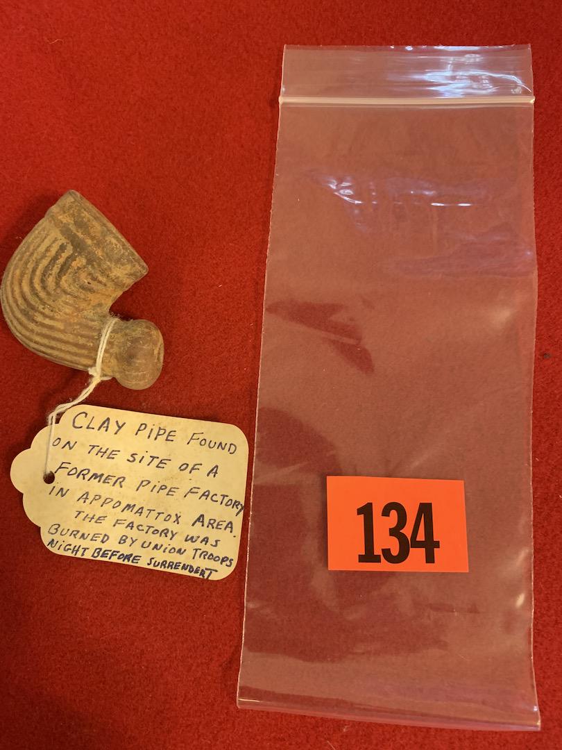 Civil War Era Clay Pipe (1 of 1)
