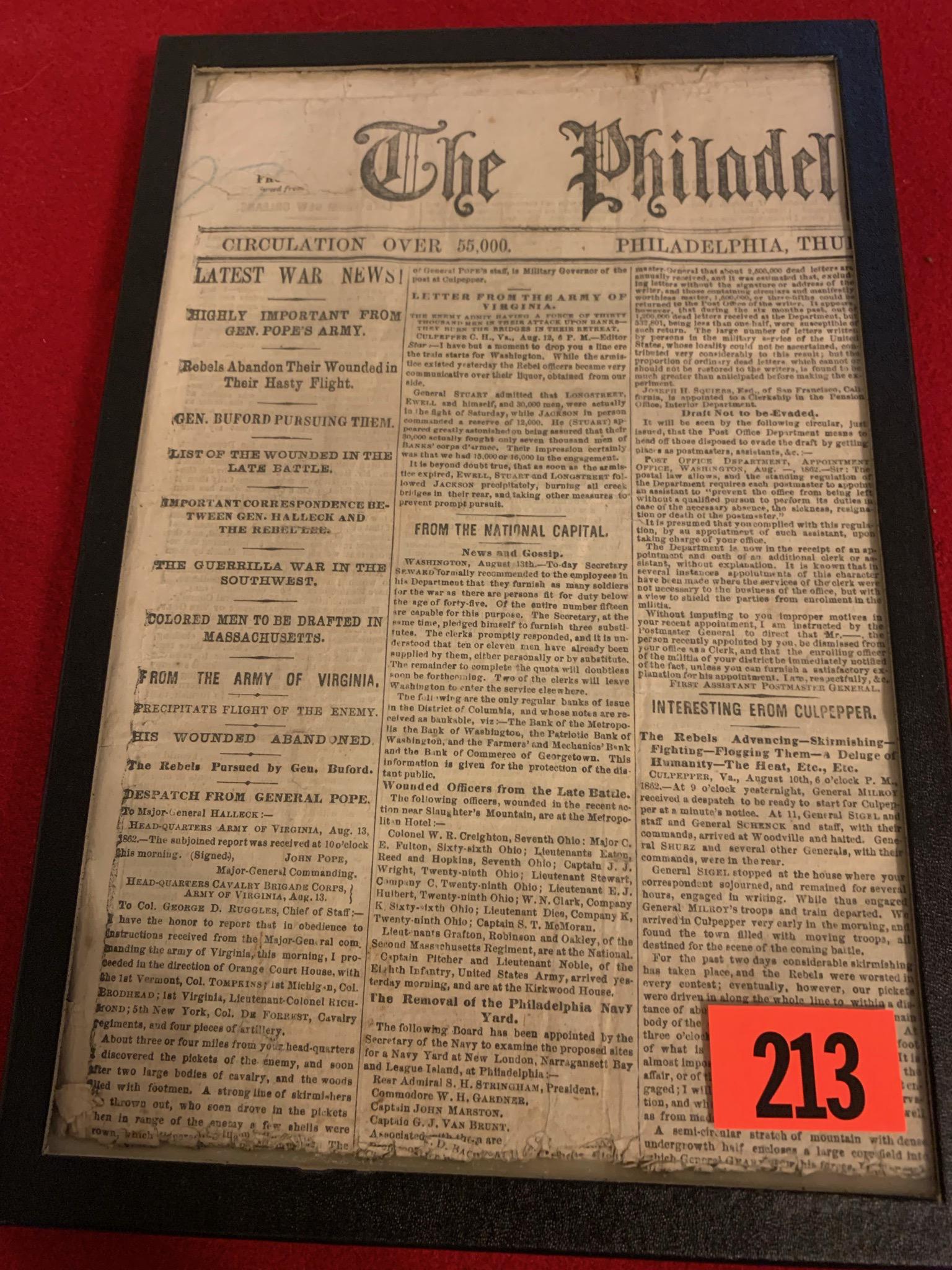 Civil War Era Newspaper (1 of 1)