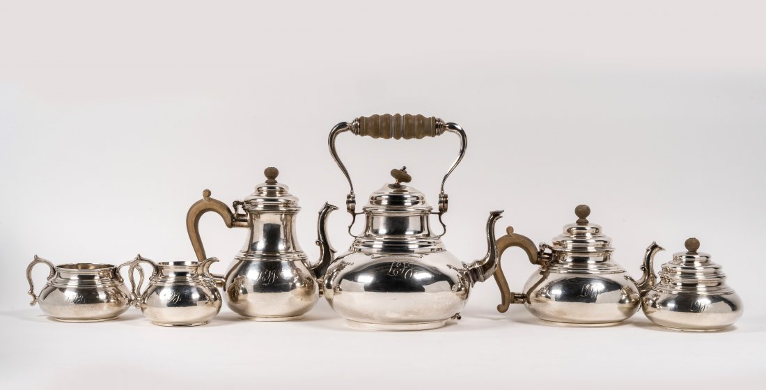 GORGEOUS ENGLISH SIX PIECE COFFEE/TEA SERVICE (1 of 8)