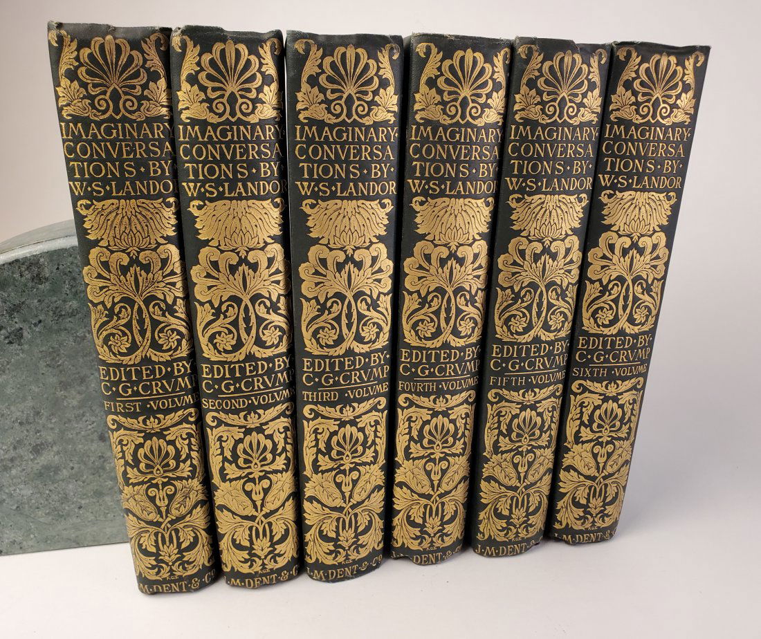 1891 Imaginary Conversations Walter Savage Landor (1 of 8)