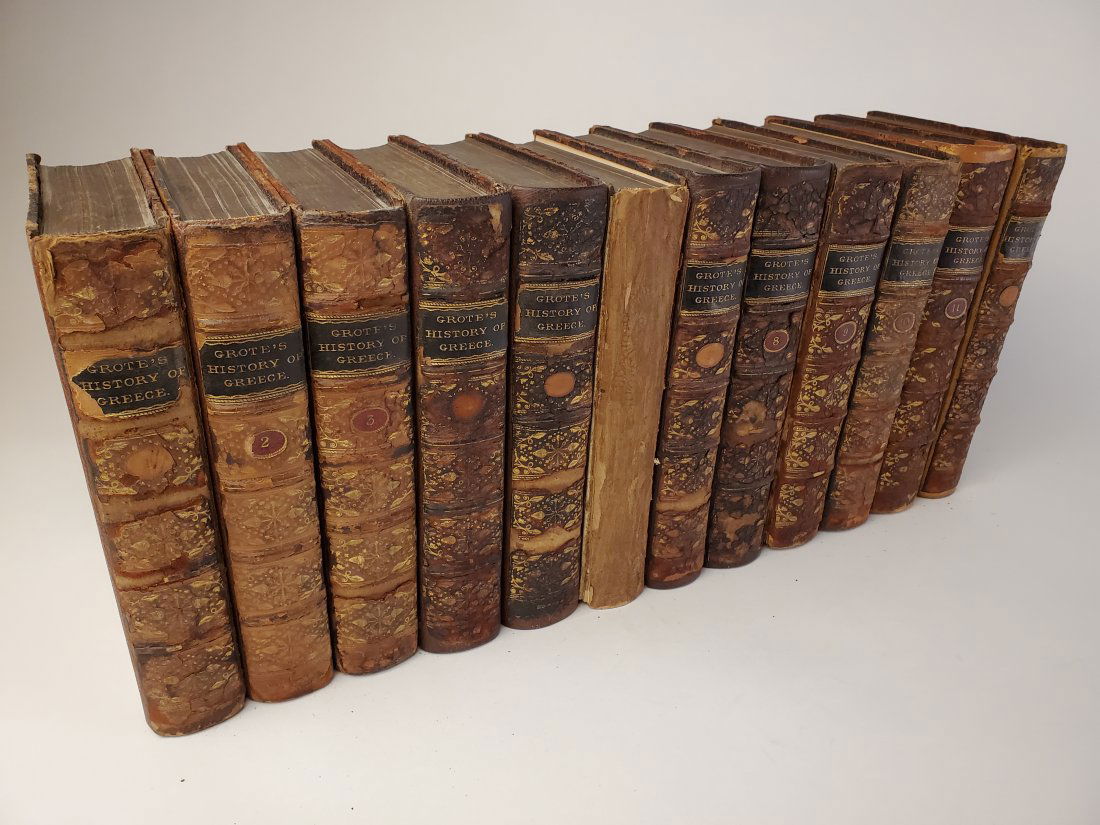 1869 12 vol set The History of Greece by George Grote (1 of 7)