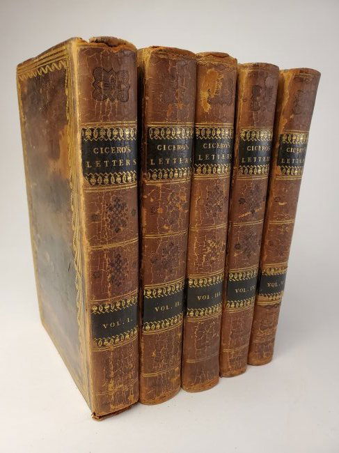 1808 5 vol set The Letters of Marcus Tullius Cicero (1 of 8)