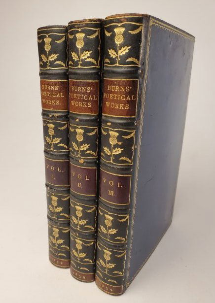 1839 Poetical Works of Robert Burns Pickering London (1 of 9)
