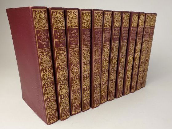 1898 complete 12 vol set works of Robert Browning (1 of 8)